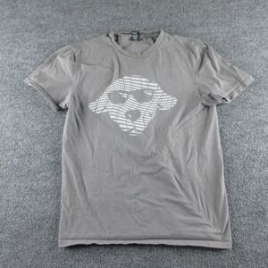 Raising Cane's Shirt Mens Small Gray Short Sleeve Cane's Crew Graphic Logo Tee
